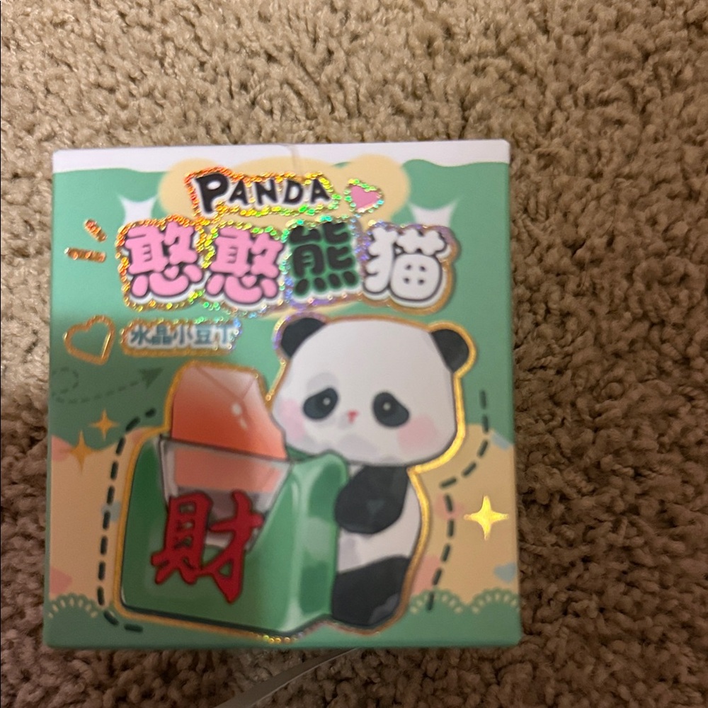 52TOYS Panda Crystal box with panda characters paired with different gems.